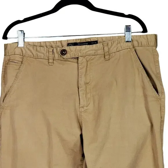 Camicissima Chino Pants sz 54 IT 34 US Beige Milano Italy Stretch Cotton 27"